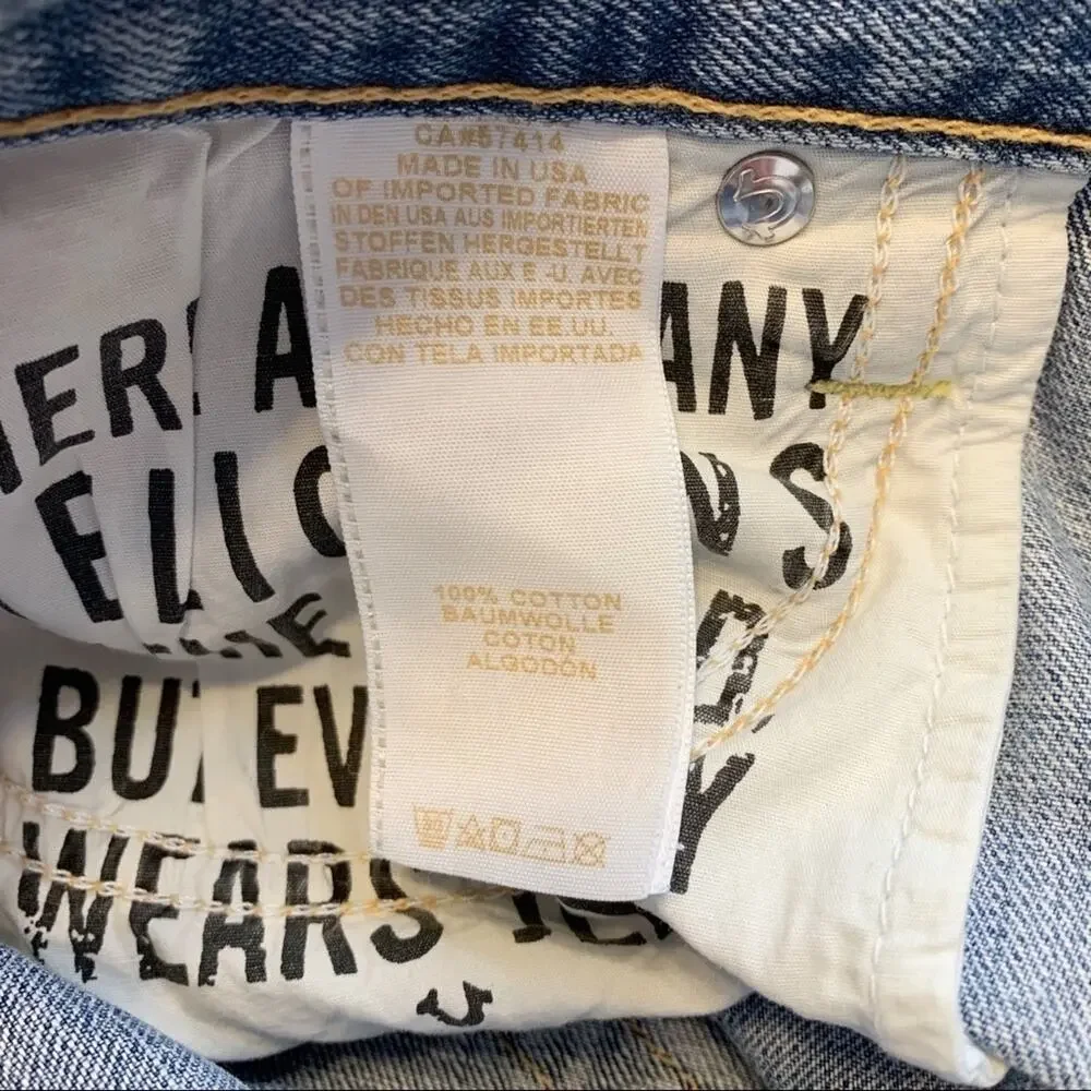 True Religion Jayde Distressed Denim Shorts 24